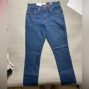 NWT English Laundry Harrow Mid-Rise Straight Fit Dark Blue Denim Jeans